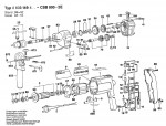 Bosch 0 603 149 403 Csb 800-2 E Percussion Drill 220 V / Eu Spare Parts